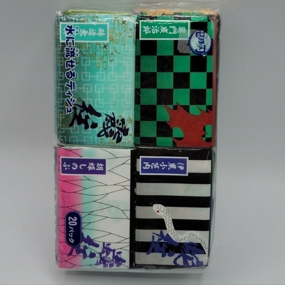 Demon Slayer 20 pack travel tissue packs